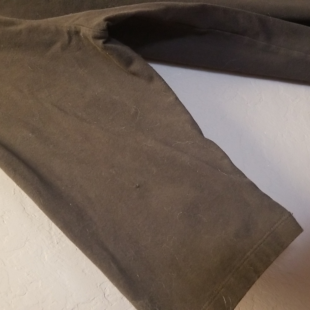 BROWN DENIM &CO AND UNMARKED BLUE GIRAFFE TEE, XL, GUC CL#8 - Picture 9 of 10